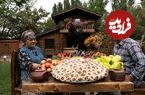 ببینید؛ غذای روستایی در آذربایجان؛ برداشت کلم از مزرعه و تهیه دلمه با آن