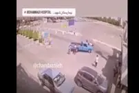 (ویدئو) زیر گرفتن پزشک زن در محوطه بیمارستان توسط راننده وانت