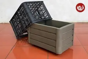 ببینید| نحوه ساخت یک گلدان متفاوت با سیمان و جعبه پلاستیکی میوه