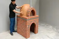 (ویدئو) نحوه ساخت یک فر پیتزای ساده و زیبا با آجر 