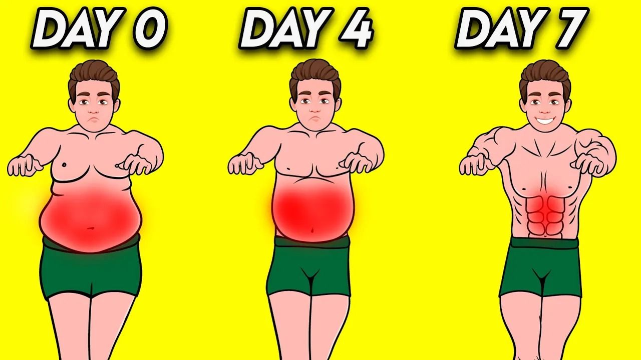 (ویدئو) این 7 تمرین را روزی 7 دقیقه انجام دهید و در 7 روز چربی شکم را آب کنید
