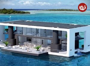 عکس؛ خانه‌ای میان دریا؛ جایی که هر صبح، صدای موج بیدارتان می‌کند