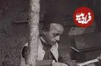 عکس| سفر زمان؛ پسر نوجوان در کارگاه آهنگری در دوران قاجار