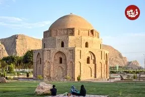 عکس| سفر به ایران قدیم؛ منظرۀ «گنبد جبلیه کرمان» در زمان قاجار