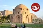 عکس| سفر به ایران قدیم؛ منظرۀ «گنبد جبلیه کرمان» در زمان قاجار