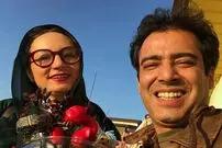 تصویر سحر ولدبیگی و نیما فلاح در رستورانی که در آن کار می‌کنند