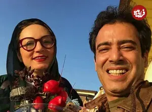 تصویر سحر ولدبیگی و نیما فلاح در رستورانی که در آن کار می‌کنند