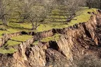 ببینید| رانش زمین یه واحد تجاری را مدفون کرد