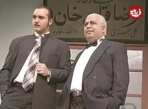 عکس| سفر زمان؛ «رضا شفیعی جم و کامبیز دیرباز» در پشت صحنه سریال در چشم باد؛ سال 85