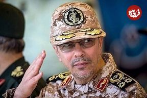 عکس؛ سفر به تاریخ؛ «سرلشکر باقری» در مراسم ترحیم همسر «امیر صالحی، فرمانده سابق ارتش»؛ سال 1395