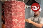 ببینید؛ غذای خیابانی در ازبکستان؛ تهیه دونر کباب و شاورما با 250 کیلو گوشت در تاشکند