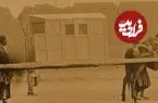 عکس| سفر زمان؛ تصویری از سفر با «تخت روان» در ایران دوران قاجار