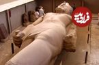 (عکس) کشف نیمه گم شده یک مجسمه افسانه ای در مصر 
