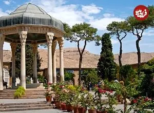 عکس| سفر به ایران قدیم؛ تصویری از «حافظیۀ شیراز» در حدود 90 سال قبل