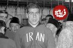 عکس؛ سفر در زمان؛ «غلامرضا تختی در حال خرید از یک مغازه در ژاپن»؛ سال 1337