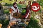 ببینید| غذای روستایی در مراکش؛ برداشت کاهو، تهیه نان و پخت طاجین بره در طبیعت