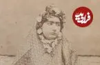 عکس| سفر زمان؛ ژست دختر ایرانی در کنار «قوری و سماور»؛ دوران قاجار