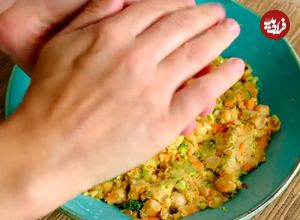 (ویدئو) طرز تهیه کتلت نخود و سبزیجات، یک طعم متفاوت برای فلافل