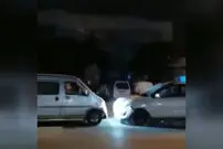  راننده مست، یک تصادف را ۵ بار تکرار کرد!