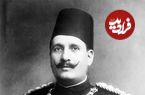 عکس؛ سفر در زمان؛ «ملک احمد فؤاد اول، پادشاه مصر» در کنار همسر اولش ملکه شویکار؛ سال 1274