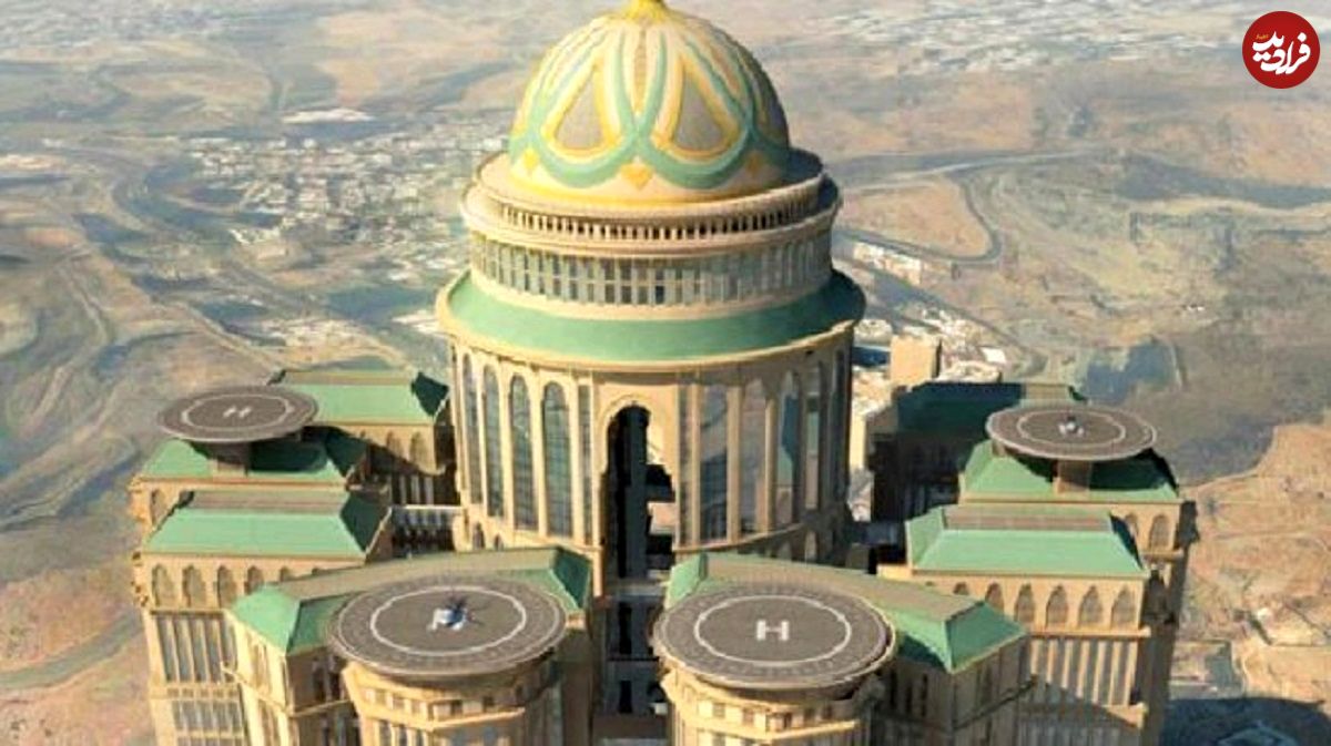 ببینید؛ بزرگترین هتل جهان در عربستان که ۴ باند فرود هواپیما دارد