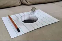 ببینید| به همین سادگی با مداد این نقاشی 3 بعدی شگفت انگیز را بکشید!