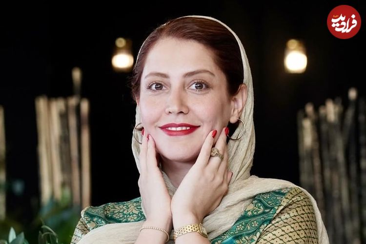 عکس؛ سفر زمان؛ «طوبی هامون» (سریال طوبی) در کنار همسرش در جشن تولد پسرش؛ سال 1402