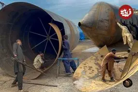 ببینید| فرآیند دیدنی تولید سیلوهای بزرگ در پاکستان