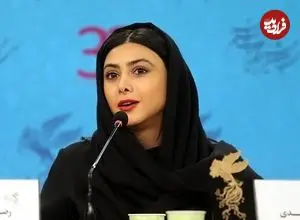 عکس| سفر زمان؛ گریم متفاوت «آزاده صمدی» در پشت‌صحنه یک تئاتر؛ سال 98
