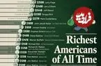 ثروتمندترین میلیاردهای تاریخ ایالات متحده با احتساب تورم + اینفوگرافی