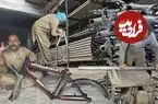 ببینید| مراحل دیدنی تولید دستی دوچرخه کوهستان در کارگاهی در پاکستان