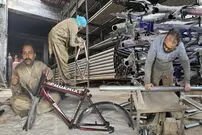 ببینید| مراحل دیدنی تولید دستی دوچرخه کوهستان در کارگاهی در پاکستان
