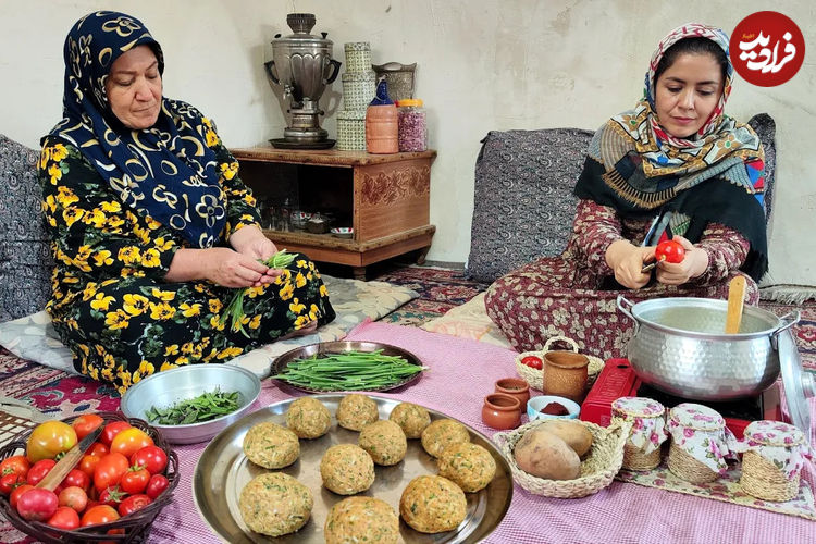 (ویدئو) نحوه درست کردن یک کوفته متفاوت با سنگدان مرغ به روش بانوی آذری