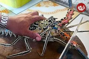 ببینید| غذای خیابانی در مالزی؛ پخت غذا با لابستر و ماهی در کوالالامپور