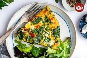 طرز تهیه کوکو سیب زمینی و اسفناج؛ شام فوری و مقوی