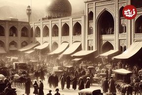 (تصاویر) تهران قدیم به روایت «هوش مصنوعی»