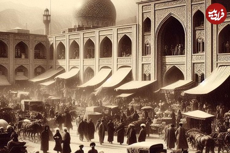 (تصاویر) تهران قدیم به روایت «هوش مصنوعی»