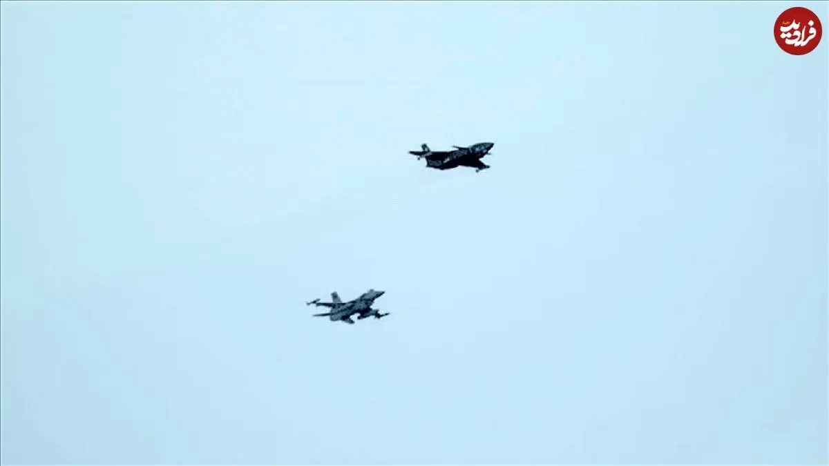 عکس| در آسمان ترکیه: قزل‌اِلما با اف۱۶ آزمون تاریخی را پشت سر گذاشت