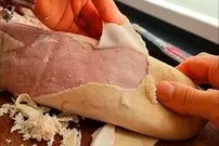 (ویدئو) چگونه با 1.5 کیلو زبان گاو یک شام خوشمزه ازبکی طبخ کنیم؟