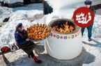 ببینید؛ غذای روستایی در آذربایجان؛ کباب کردن بلدرچین به روش زوج مسن روستایی