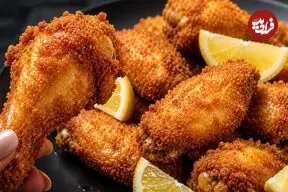 ببینید| طرز تهیه بال مرغ سوخاری با سس مخصوص در 15 دقیقه