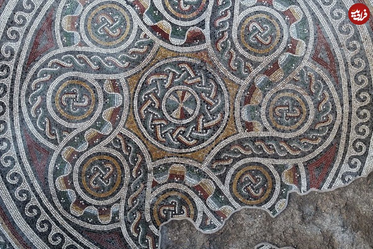 (تصاویر) کشف ویلای قرن چهارمی با 33 اتاق و کف موزاییکی با مساحت 600 مترمربع در ترکیه