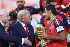 عکس| حذف ترامپ از عکس رسمی قهرمانی اسپانیا در جام جهانی 