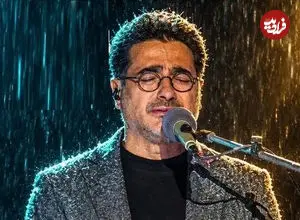 ببینید| اجرای همایون شجریان زیر باران