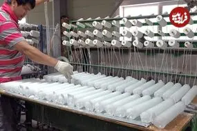 ببینید| فرآیند تولید انبوه شمع های بزرگ در کارخانه ای در کره جنوبی