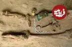کشف مقبرۀ 1500 سالۀ «زنی با کفش طلا»