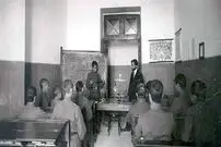 عکس| سفر در زمان؛ یکی از شعب مدرسه رشدیه در تبریز