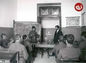 عکس| سفر در زمان؛ یکی از شعب مدرسه رشدیه در تبریز