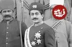 عکس| سفر زمان؛ وزیر جنگ در کنار سربازان بختیاری؛ 100 سال قبل