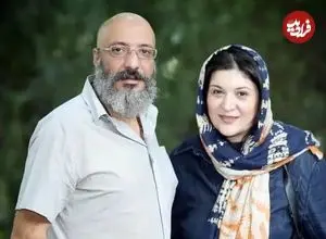 عکس| سفر زمان؛ «امیر جعفری» روی بال هواپیما در پشت‌صحنه «کمربندها را ببندیم»؛ سال 82